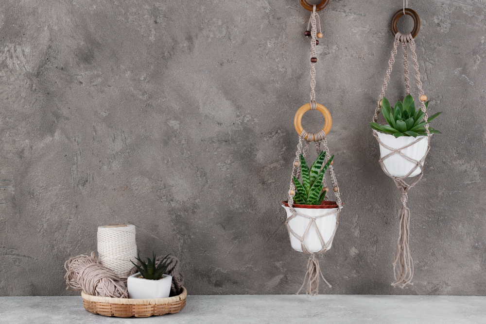 macrame planters