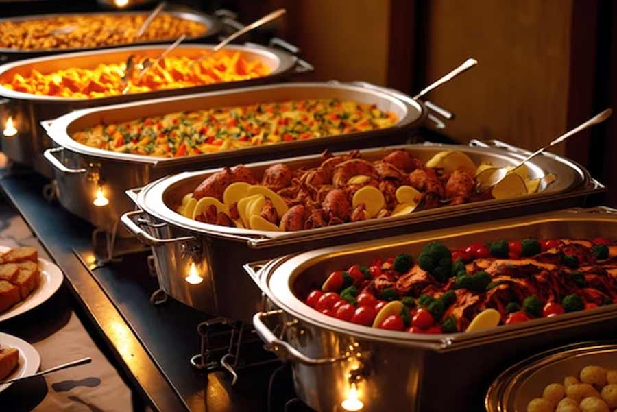 main course wedding menu