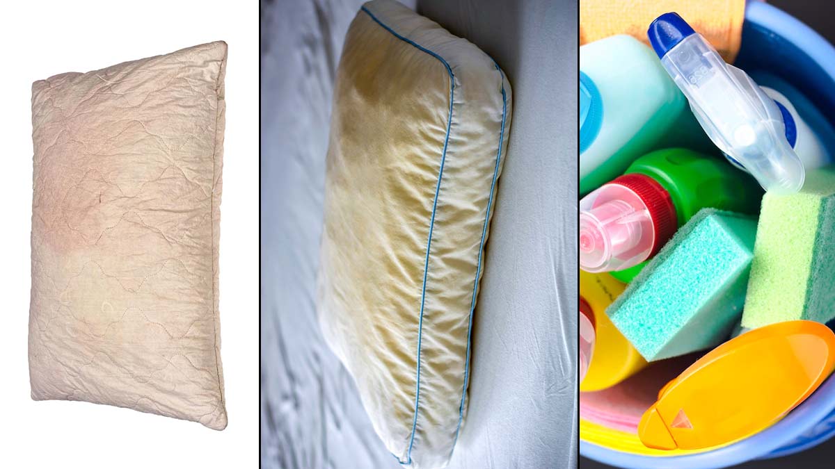 pillow cleaning hacks