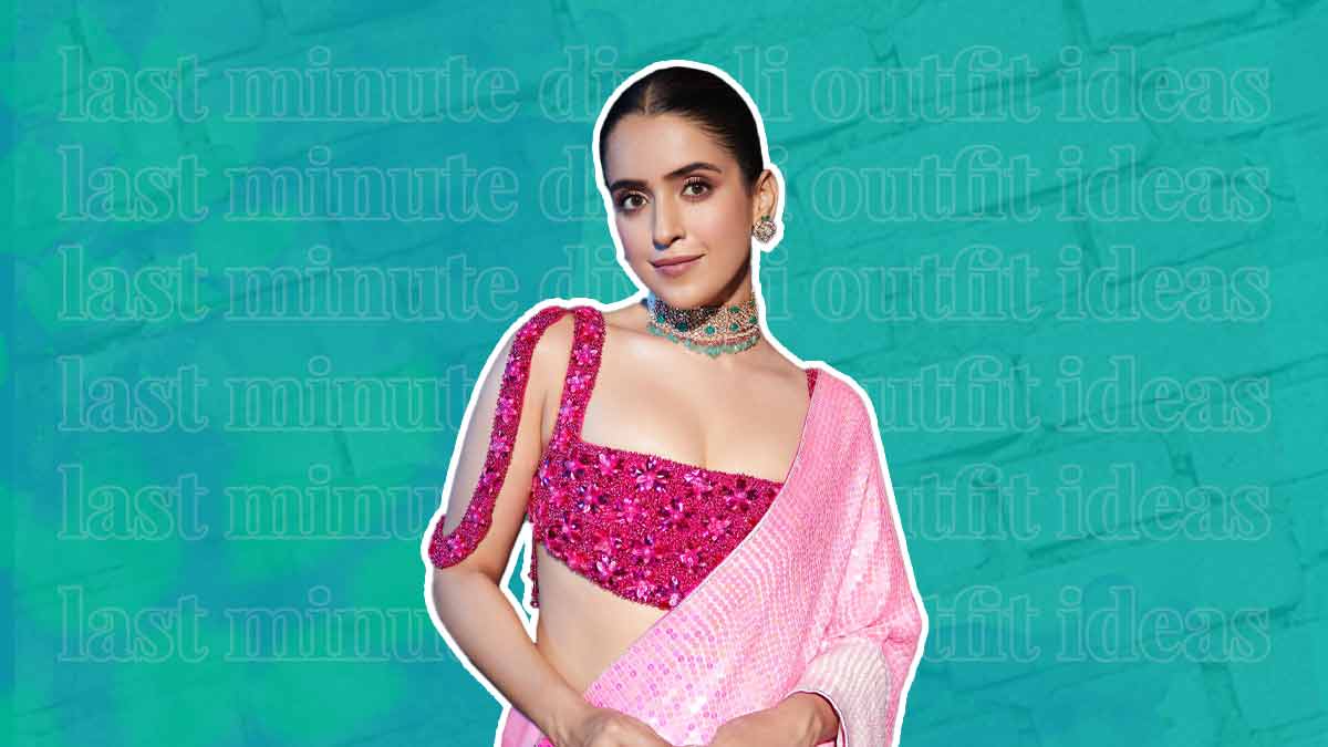 Last Minute Diwali Outfit Idea Served Courtesy Sanya Malhotra's Desi Barbiecore Avatar