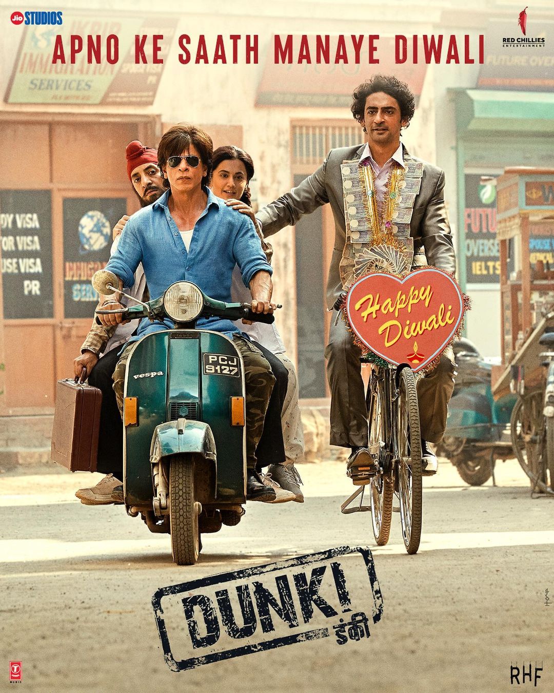 shah rukh khan dunki budget