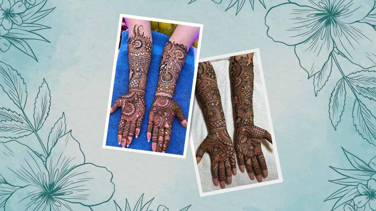 Stylish Arabic Mehndi design for Full Hand | Simple Henna Design | Easy Mehndi  Design for Font Hands - YouTube