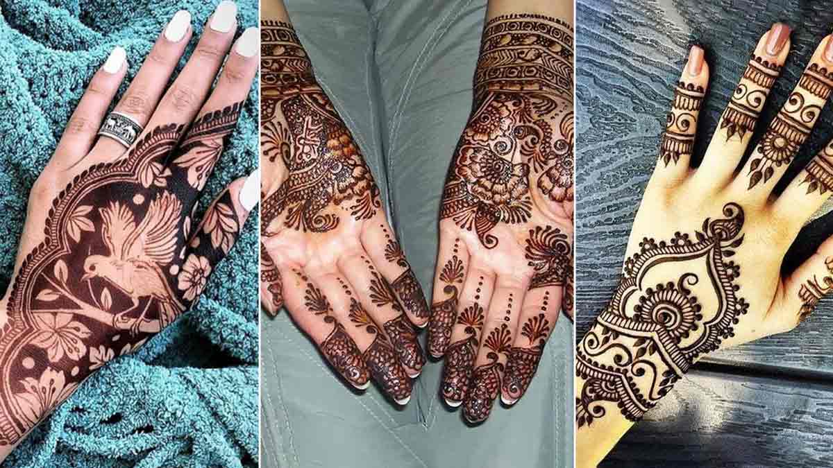 Beautiful artwork of Henna Mehndi on fair hands of indian groom, Henna dye  is applied on man's hand during Indian marriage festival Stock Photo - Alamy