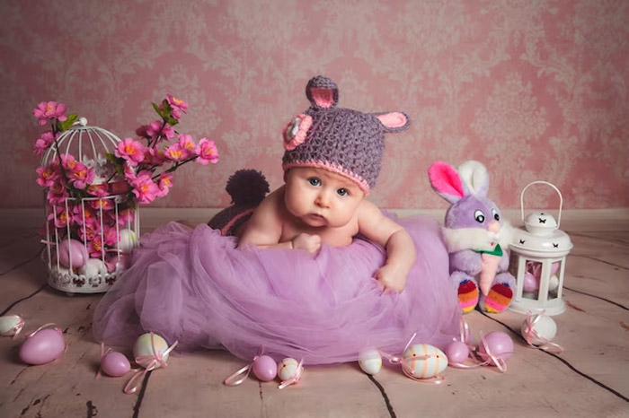 why newborn girls experience mini periods