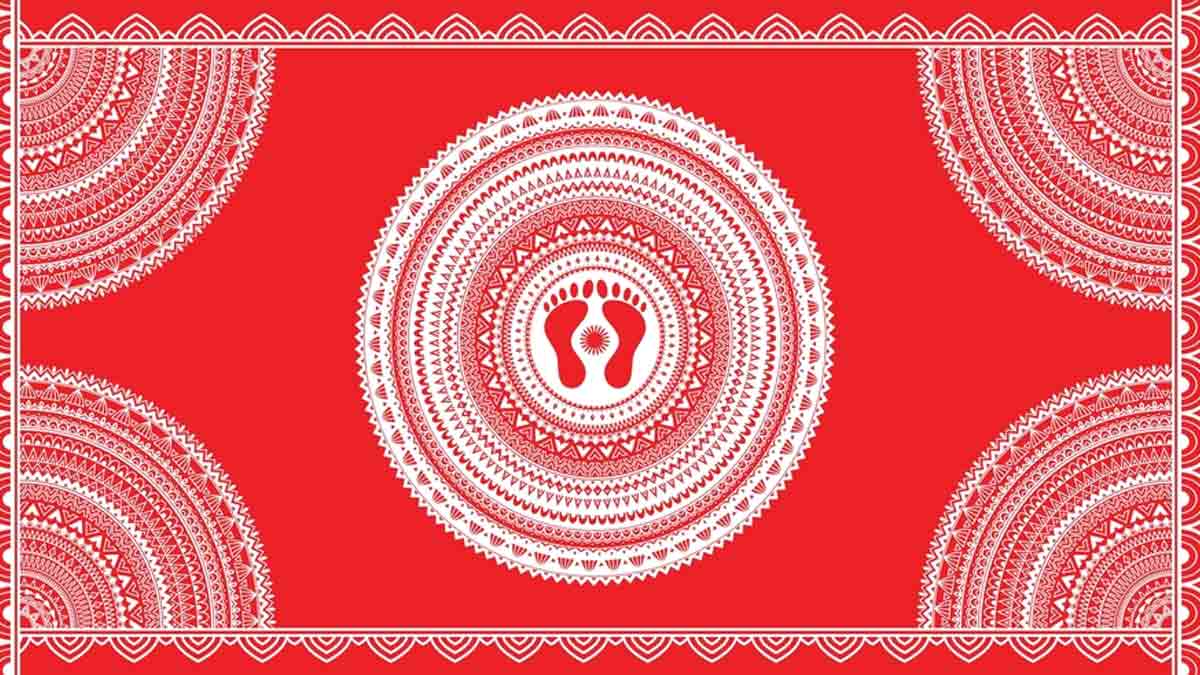 Aipan Rangoli design