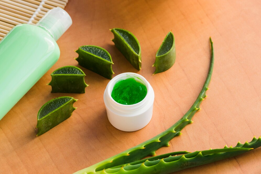 Aloevera gel skin
