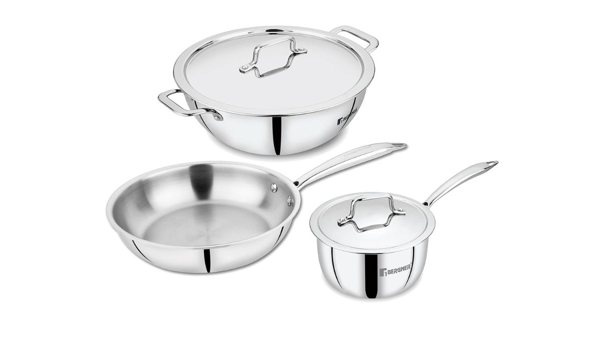 Bergner Cookware Set स्मार्ट कुकिंग और फास्ट कुकिंग के लिए परफेक्ट हैं