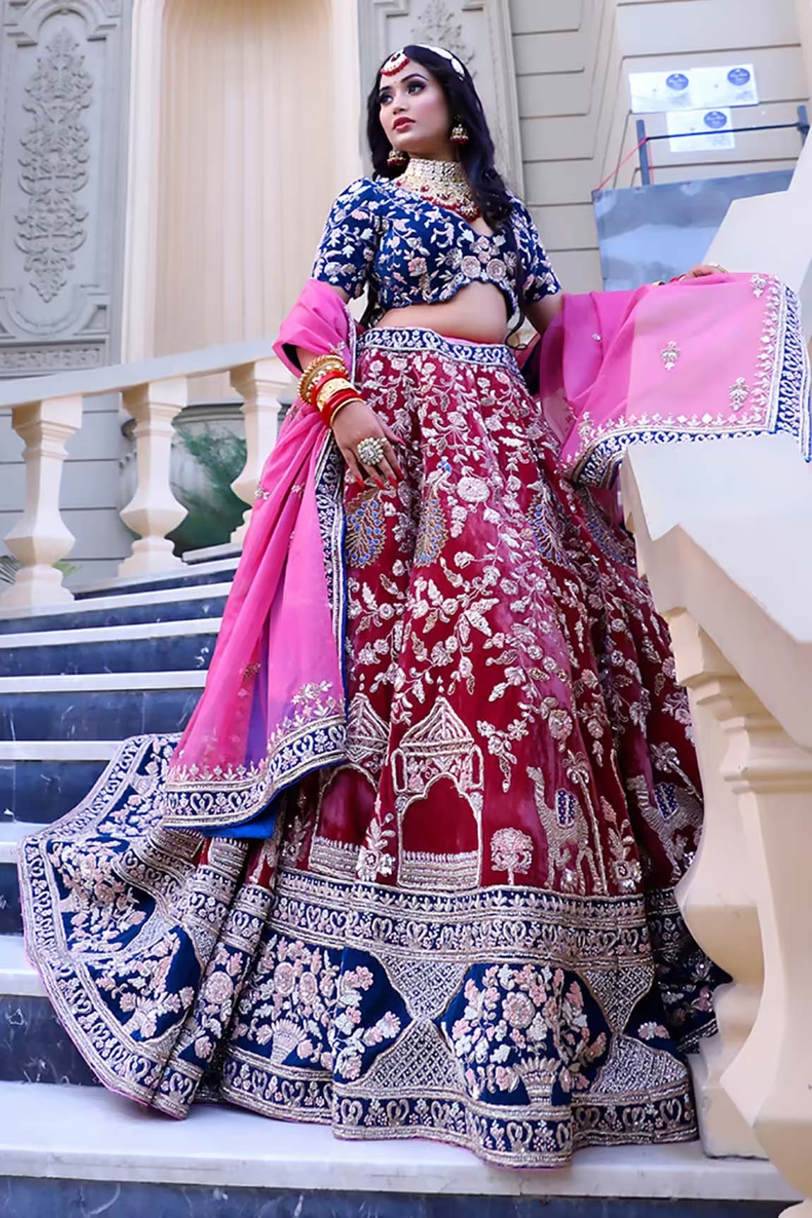 Kajol Rana Looks Beautiful In Deepika Padukone Dil Guldasta Lehenga :  दीपिका पादुकोण का लहंगा पहन दुल्हन बनी दिल्ली की ये लड़की, खूबसूरती देख  एक्ट्रेस को भी भूल जाएंगे आप