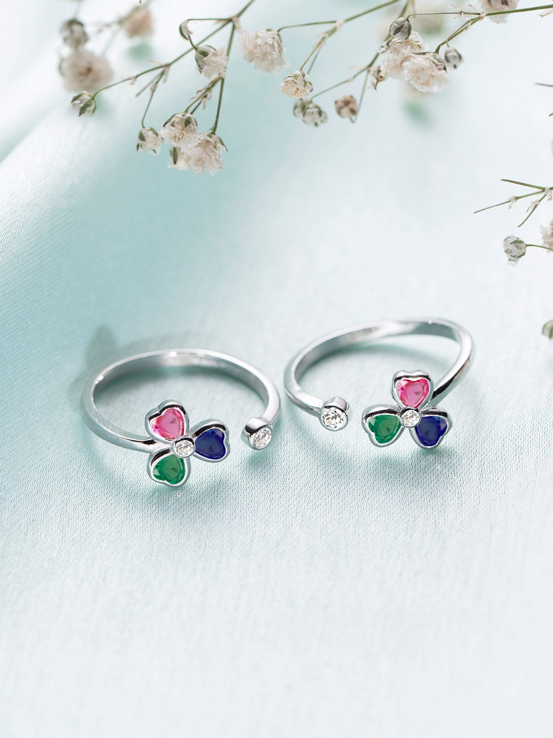 Flower Design toe ring
