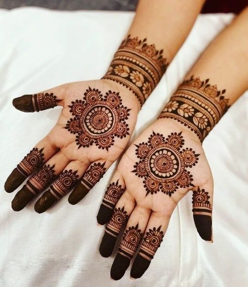 50+ Trending Bangle Mehndi Design Ideas For Hands – ShaadiWish