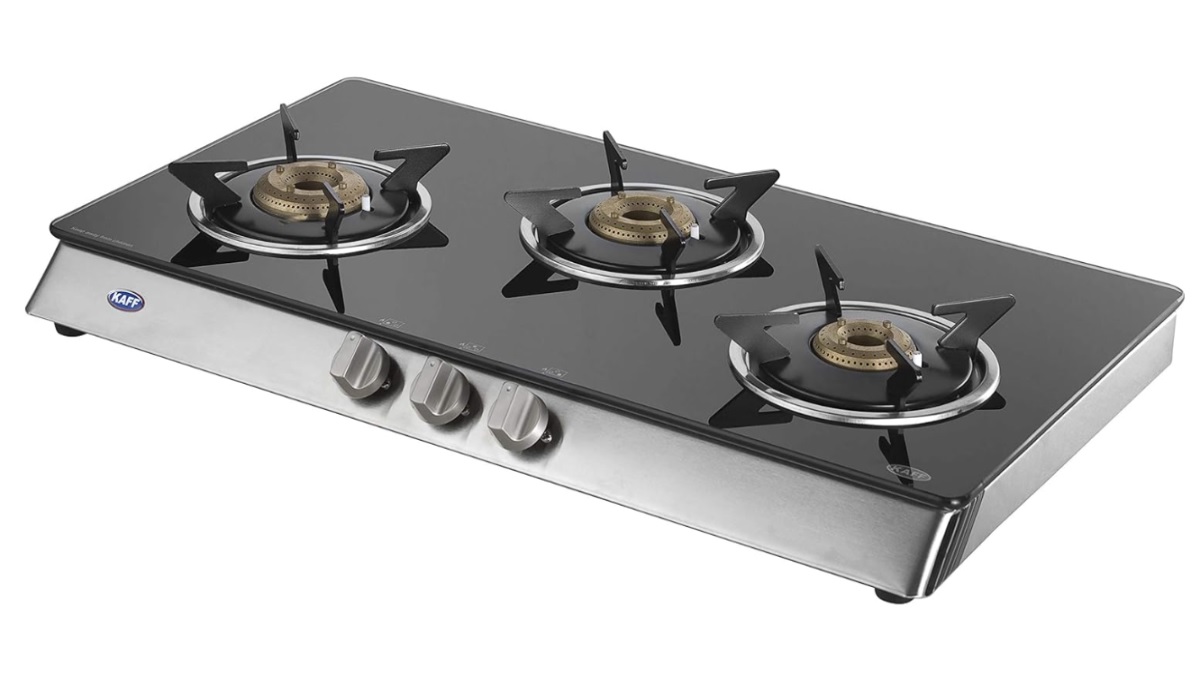 Kaff Gas Stove 3 Burner दुर्गा अष्टमी से पहले किचन में काफ गैस स्टोव
