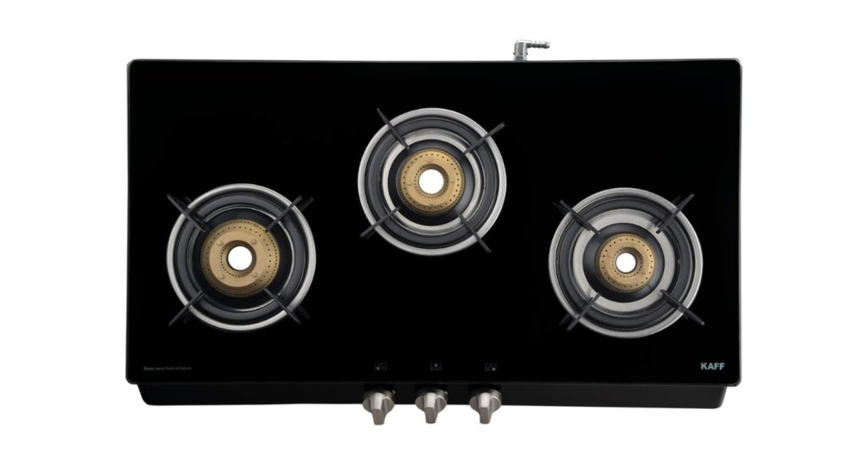 Kaff Gas Stove 3 Burner दुर्गा अष्टमी से पहले किचन में काफ गैस स्टोव