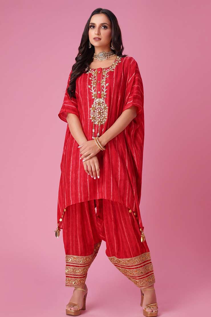Kaftan patiala suit
