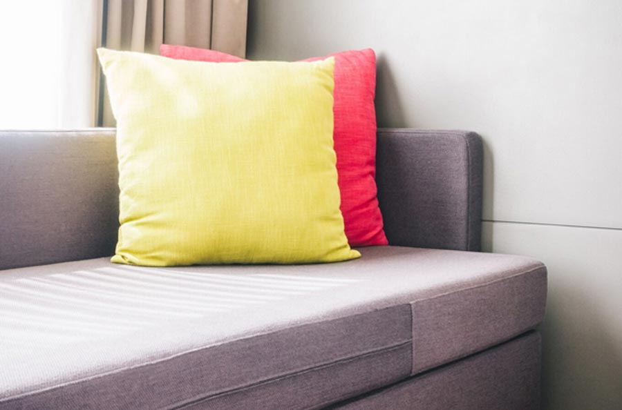 Sofa pillow clean