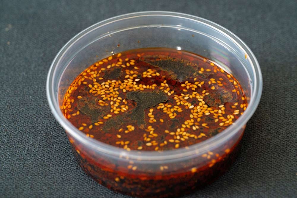 What starch is used in laphing