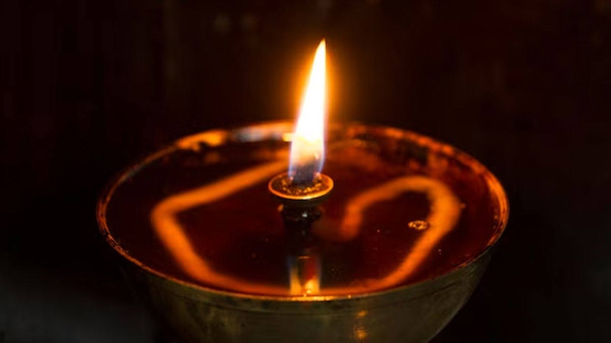 akhand jyoti lighting rules