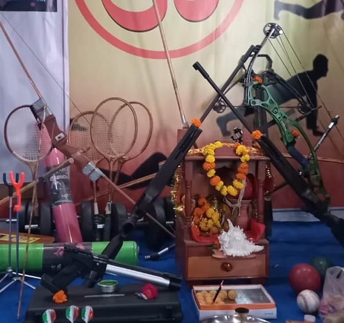 dussehra weapons puja