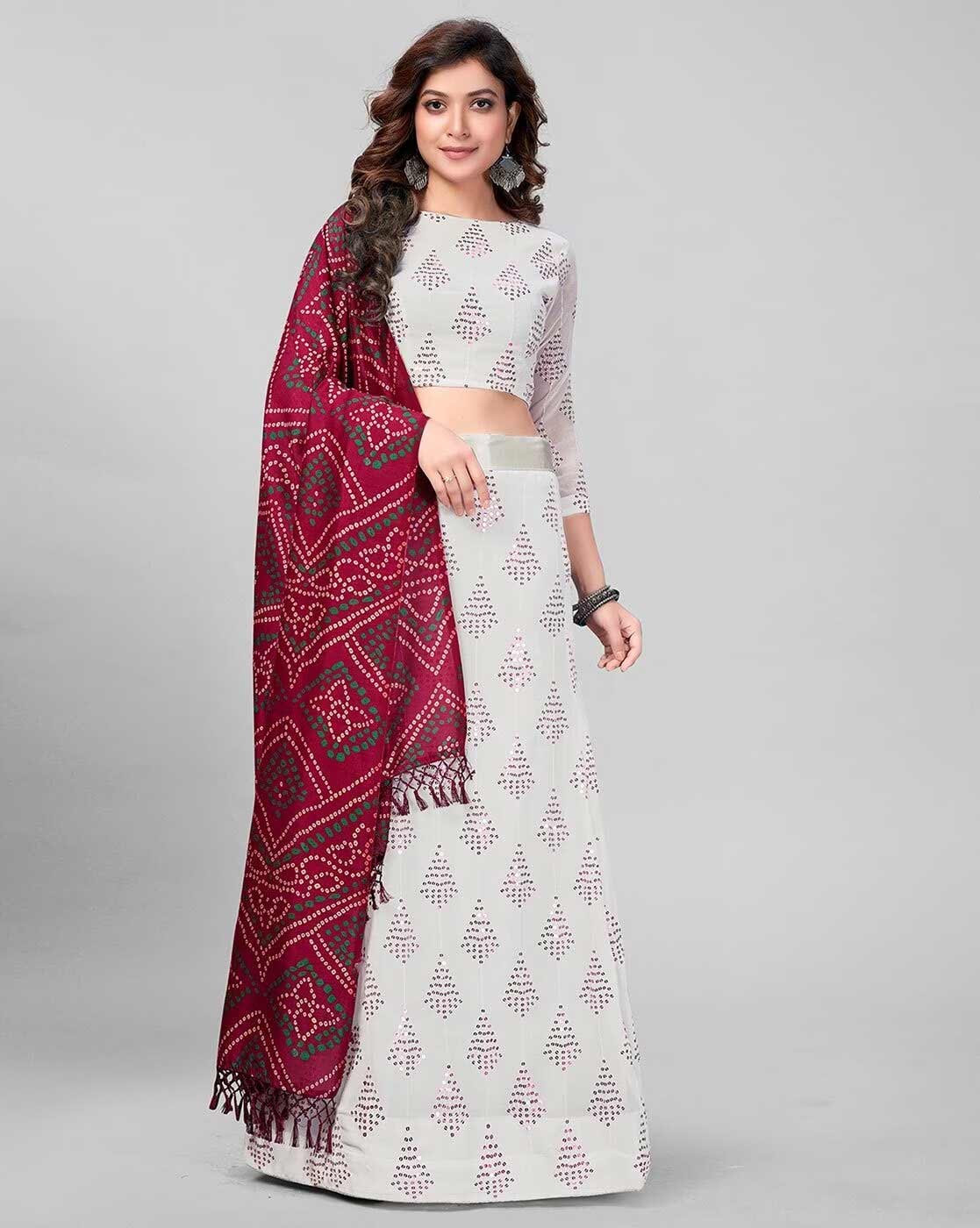 embroidered lehenga