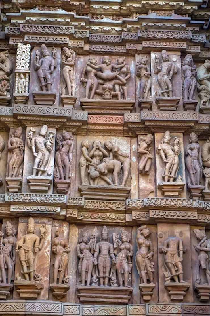 khajuraho temples erotic sculptures
