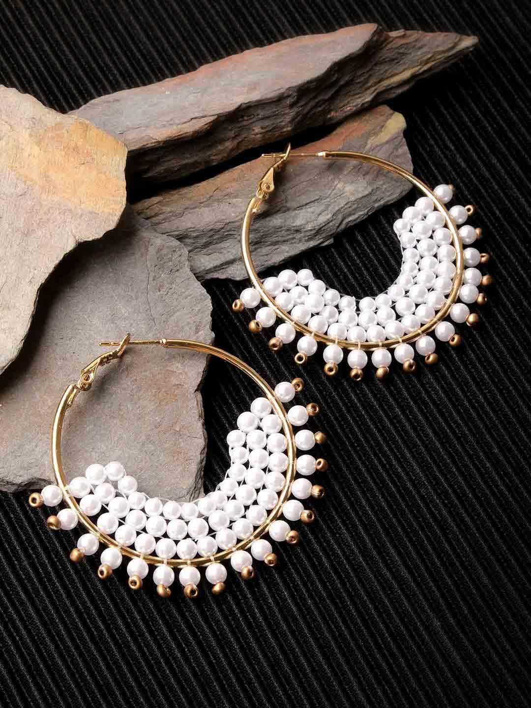 pearl hoops