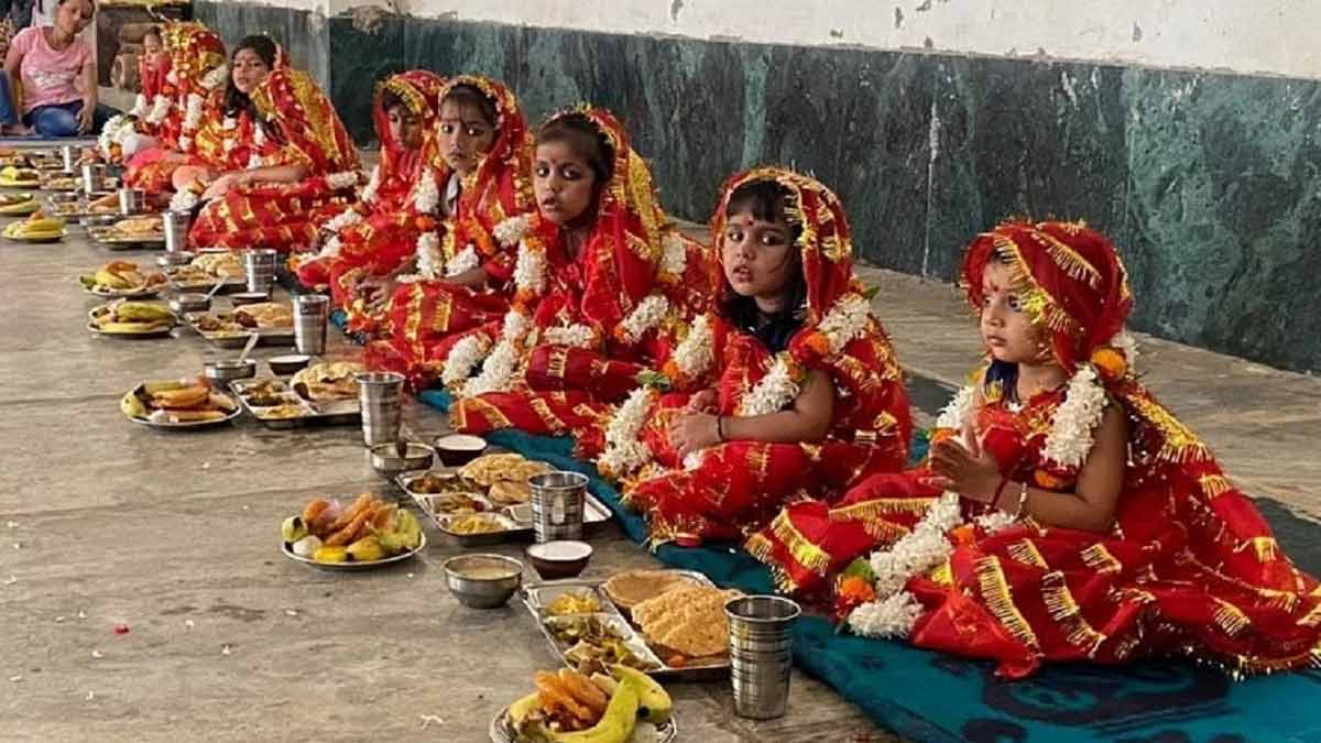 Shardiya Navratri Kanya Pujan