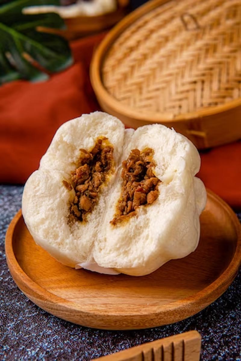 what is steam bun made off