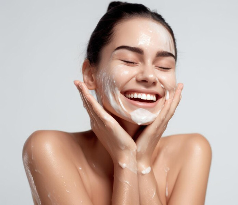 Almond peel body wash