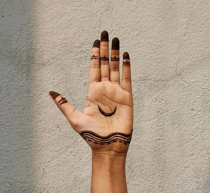 Easiest Mehndi Design