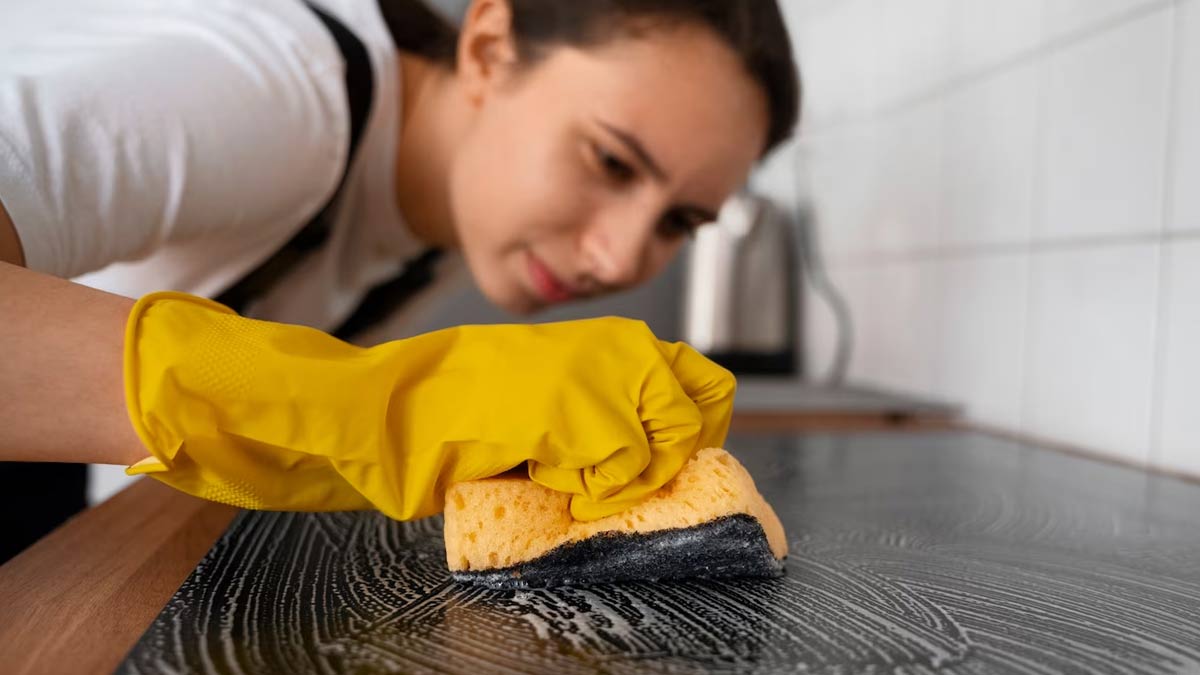 Cleaning Tips किचन के स्लैब पर लगे गंदे निशान हटाने के हैक्स जानें