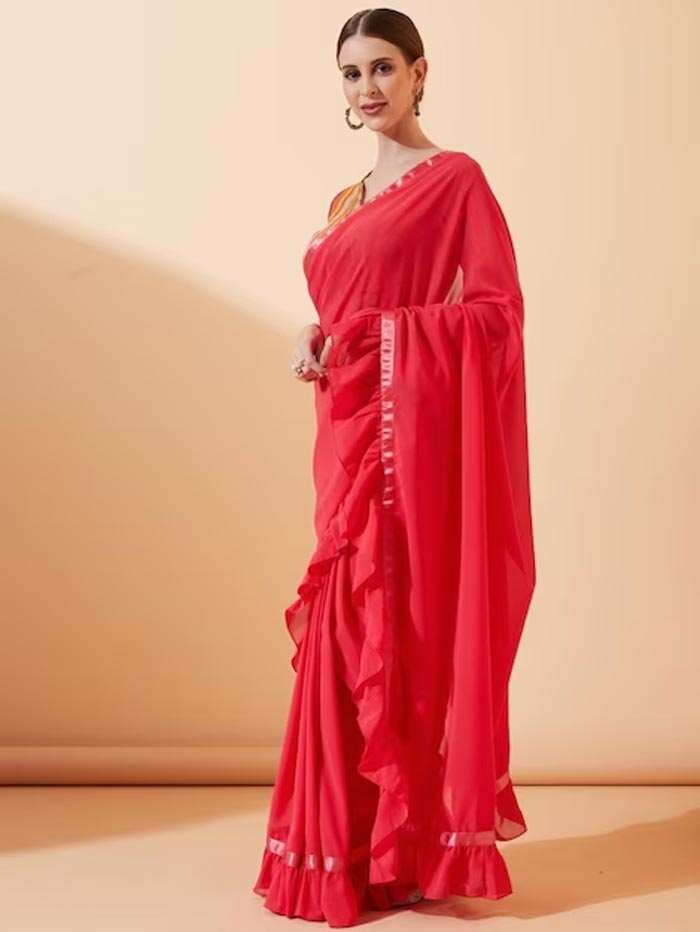Pallu pleated tips