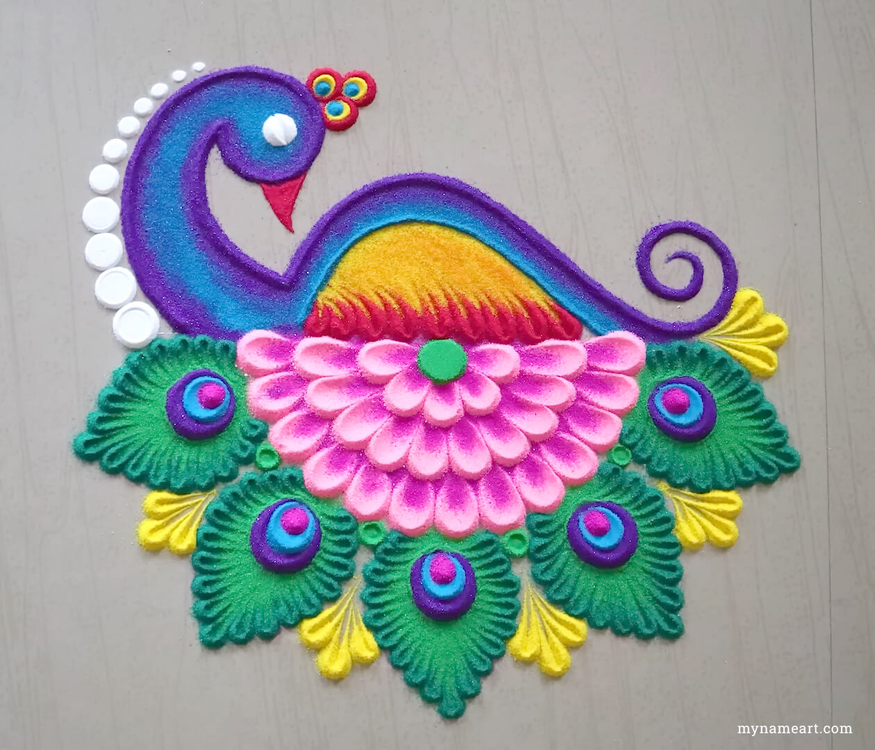 Rangoli ideas for main door