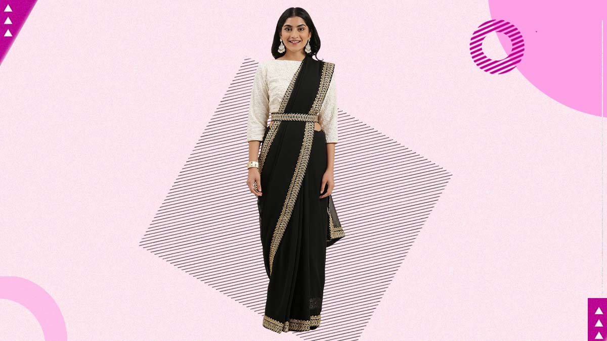 Saree; an Attire that is Timeless and Truly Reflects Women's  Elegance(2020): 10 Belted Saree Whose Effects are As Stunning as the Retro  Avatar