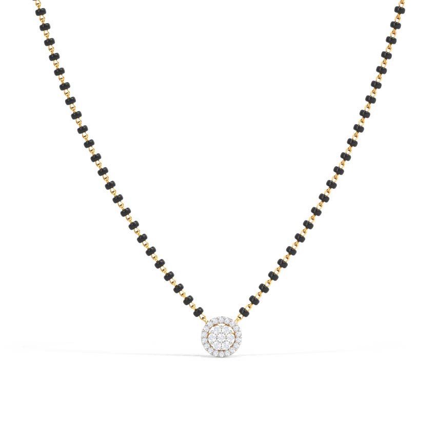 Single Stone Mangalsutra Design