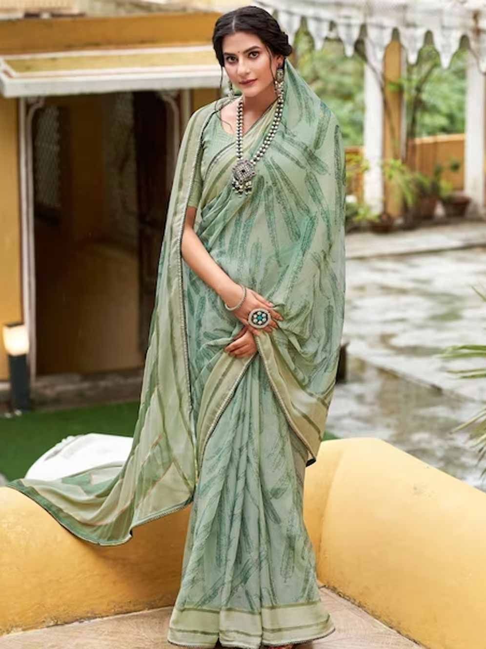 bandhani saree