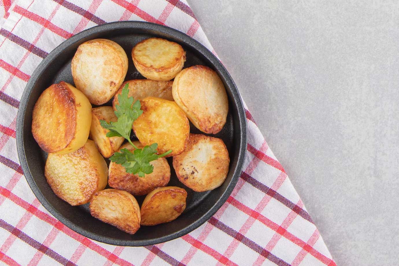 cooked and cooled potatoes