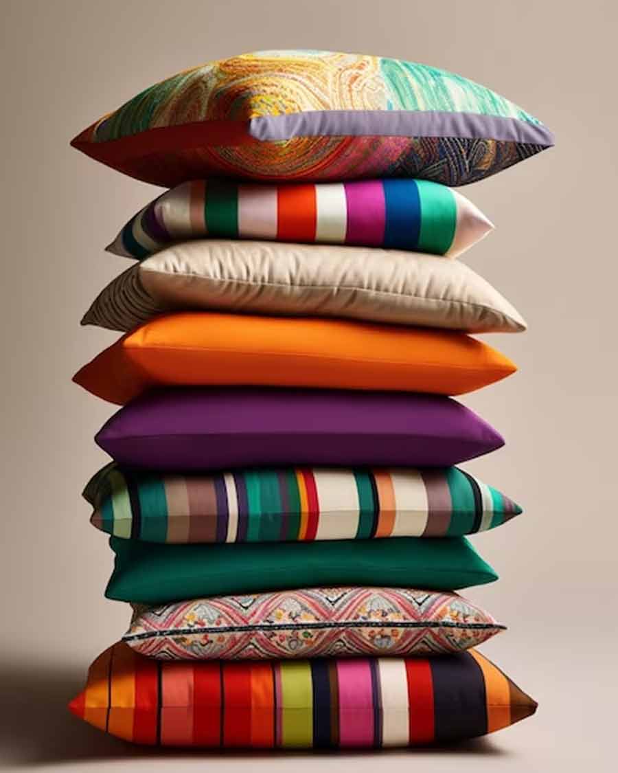 cushion covers to add vibrant colours to space