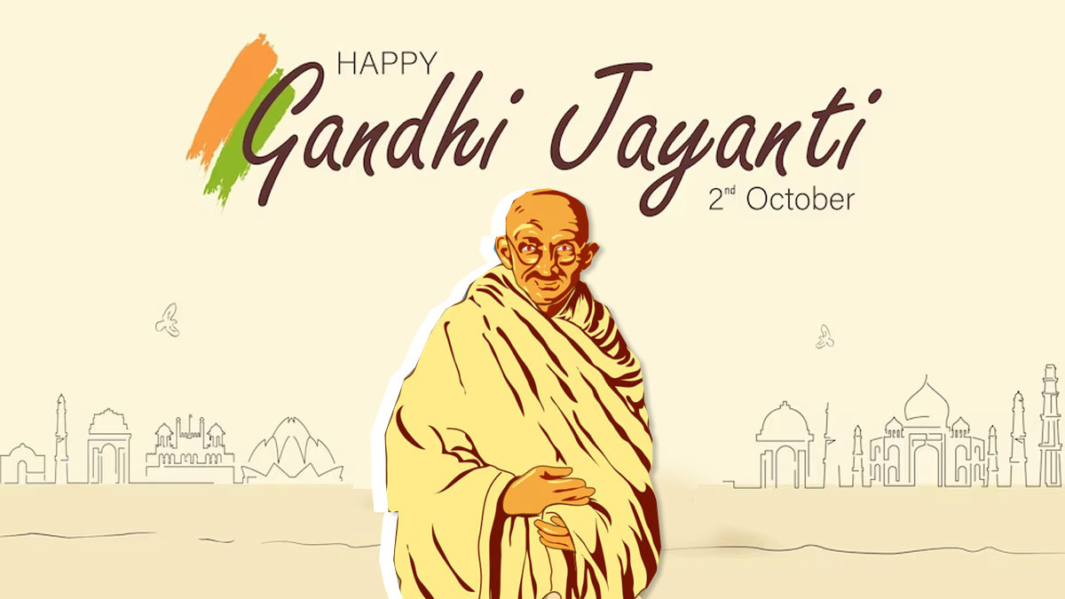 10 Best Happy Gandhi Jayanti HD images, wallpaper, Picture with quotes -  social lover | Independence day drawing, Poster drawing, Book art drawings