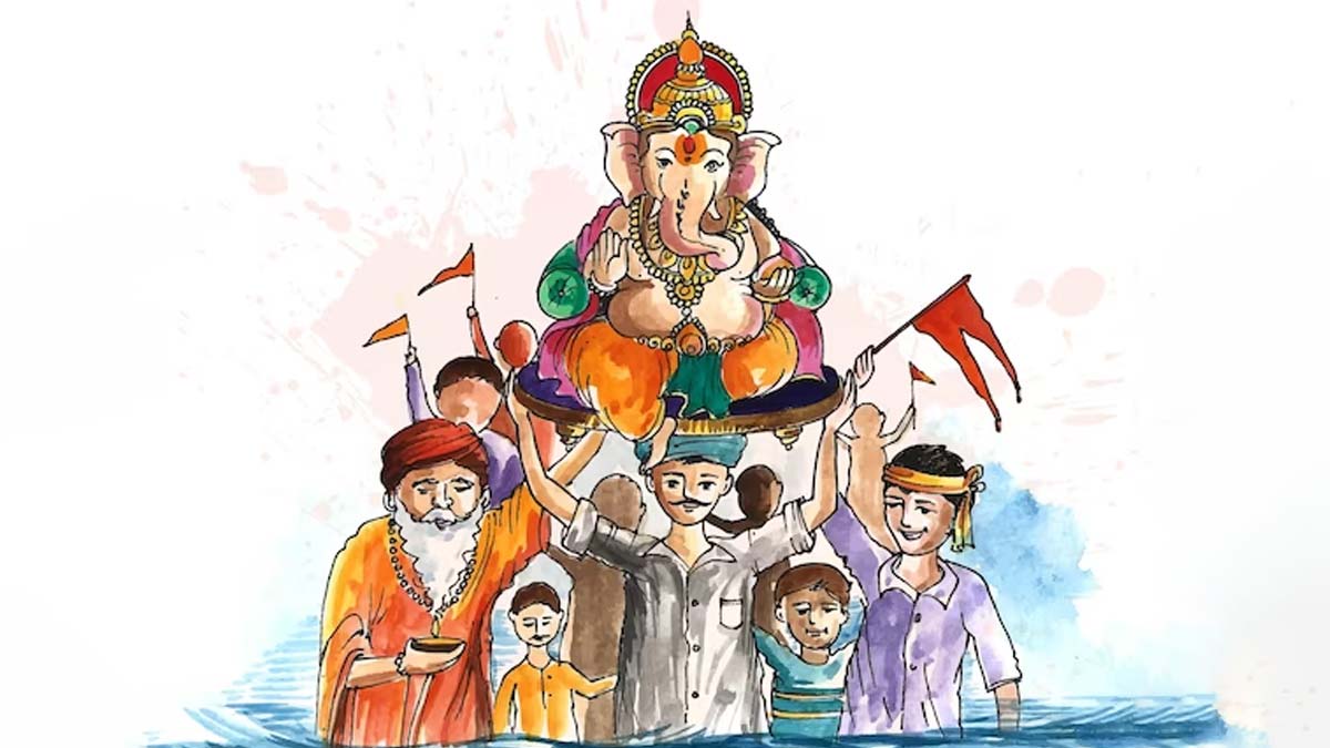 Ganesh Chaturthi Drawing png download - 771*1395 - Free Transparent Ganesha  png Download. - CleanPNG / KissPNG