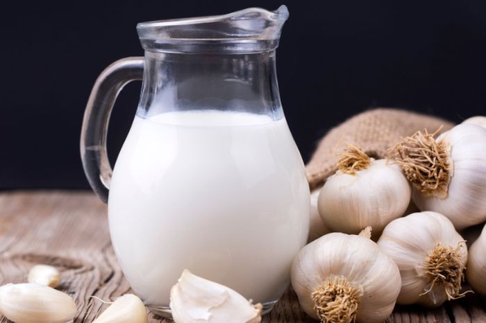 garlic milk cholesterol