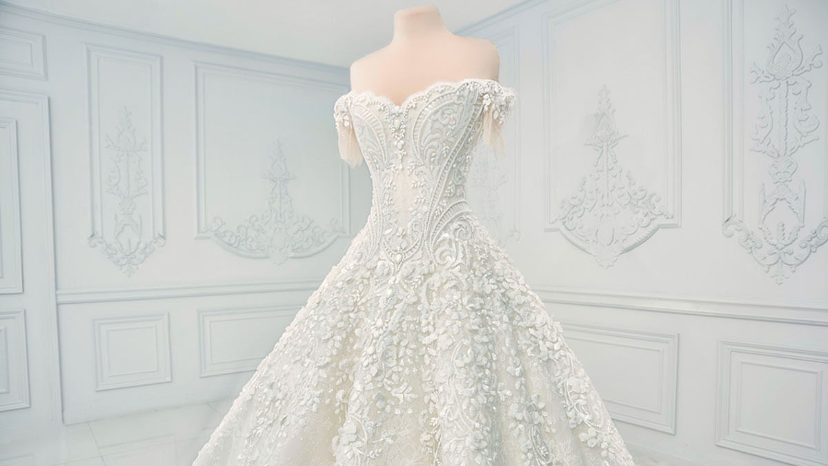 Custom Made Luxury Wedding Pre-Loved Wedding Dress (Amal) – Sissily Designs