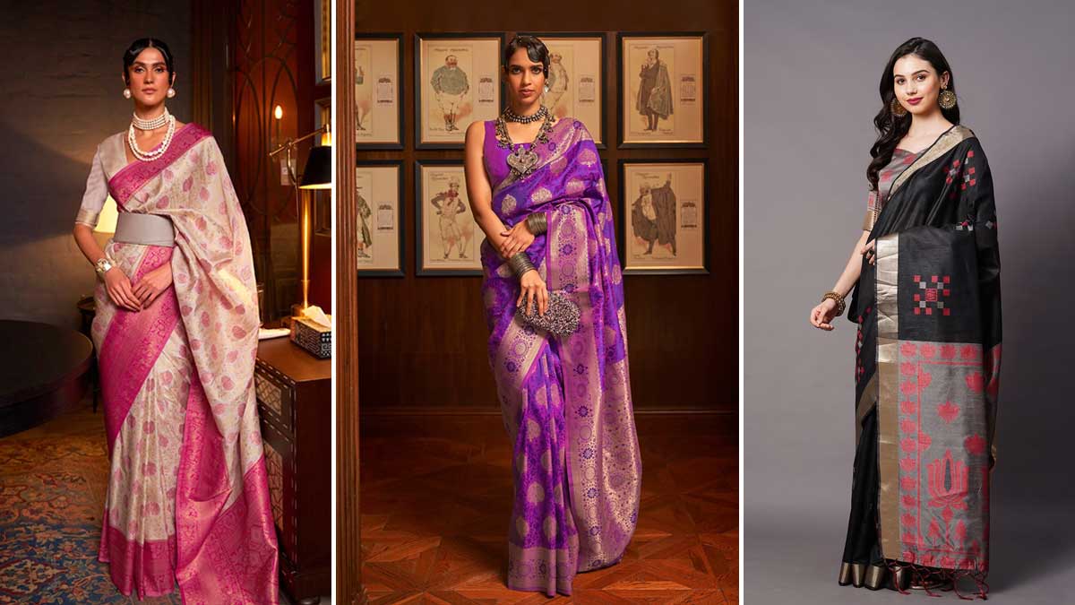 Heritage Meet Festivity: Embrace Tradition With These Handloom Sarees From Myntra And Ajio