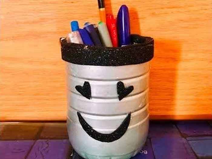 how to make pen stand at home