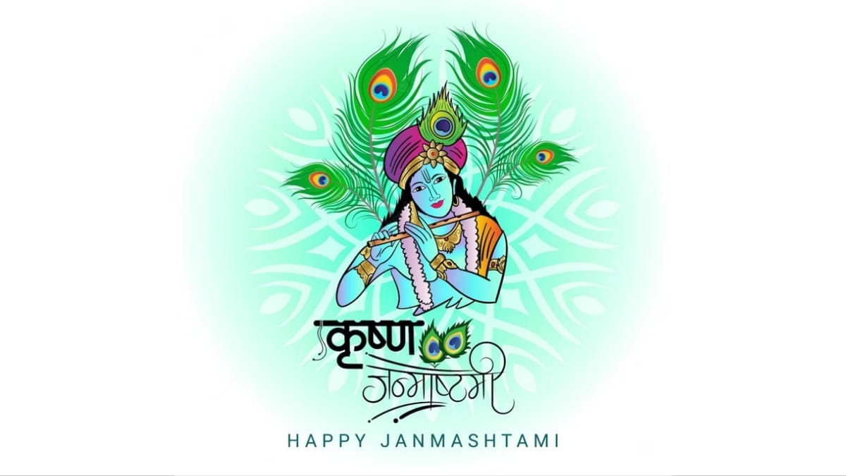 Concept Shri Krishna Janmashtami Day Lord Krishna Birthday Born His Stock  Vector by ©kalakriti.innovations23@gmail.com 394124654