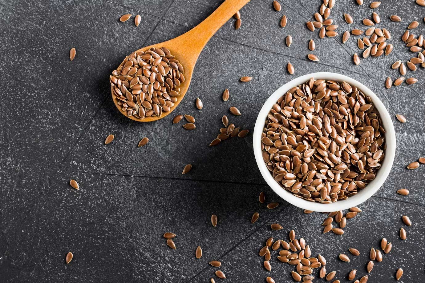 lower cholesterol with flax seeds