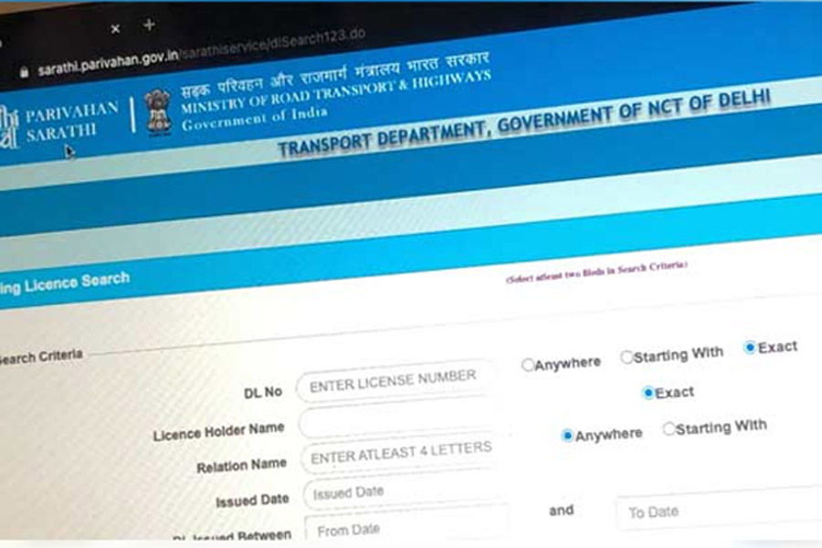 tips to apply driving license online