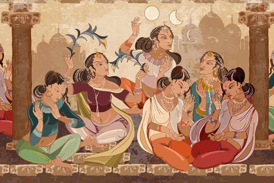 women in mughal rural in hindi