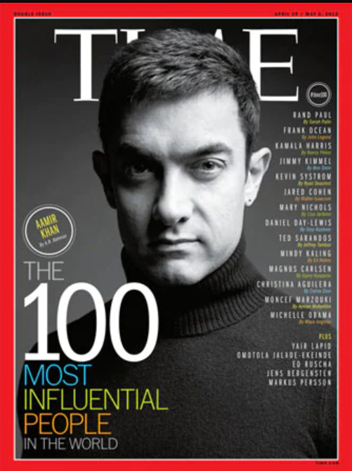 Aamir khan time magazine cover