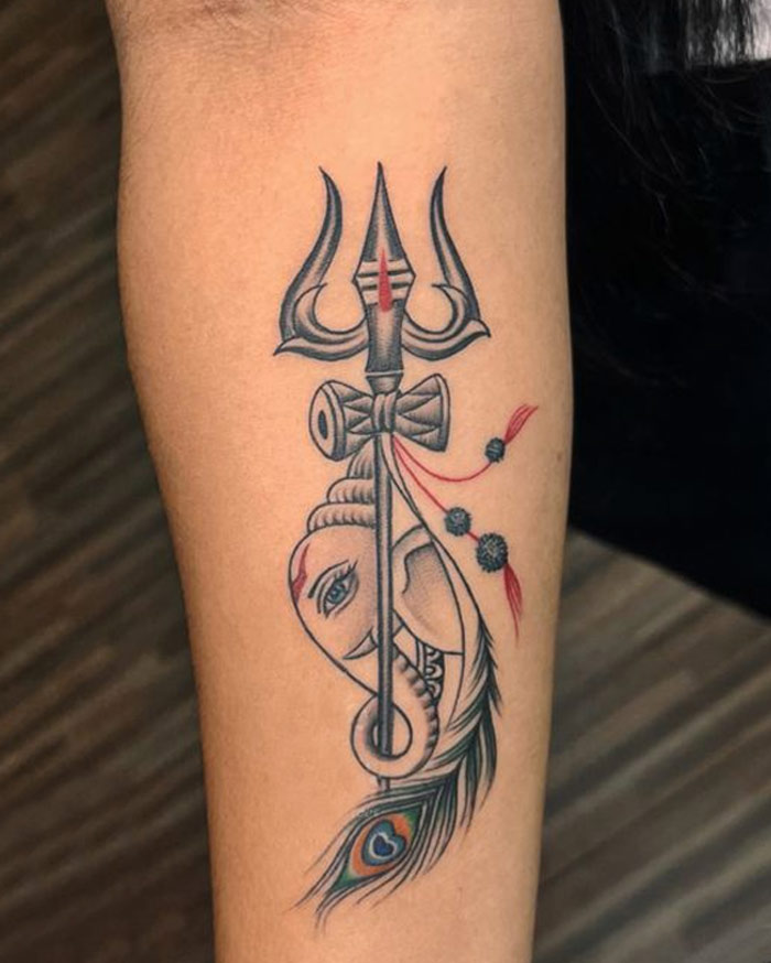 Artistic Ganesha Tattoo Design