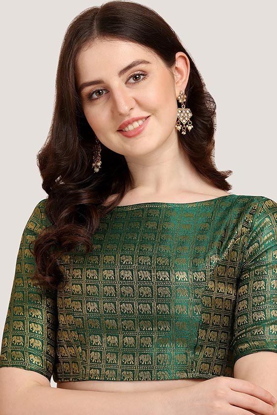 Boat neck blouse designs