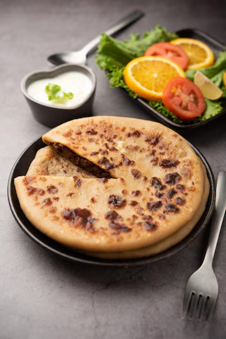 Chicken Keema Paratha